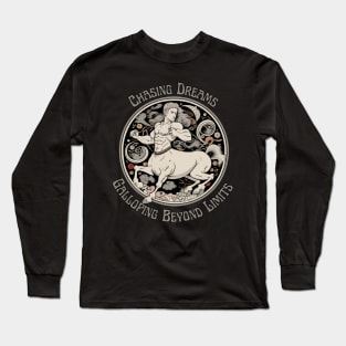 Centaur chasing dreams Long Sleeve T-Shirt